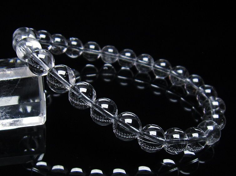 放射プラチナルチル ブレスレット 8mm [T205-4235] 1枚目