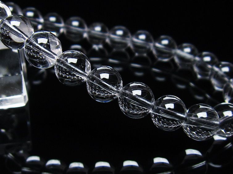 放射プラチナルチル ブレスレット 8mm [T205-4245] 3枚目