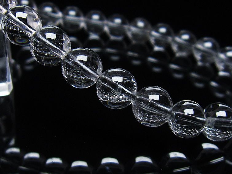 放射プラチナルチル ブレスレット 7mm [T205-4262] 3枚目