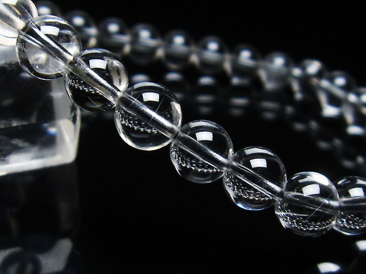 放射プラチナルチル ブレスレット 7mm [T205-4409] 3枚目