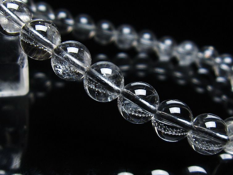 放射プラチナルチル ブレスレット 7mm [T205-4417] 3枚目