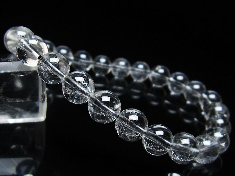 放射プラチナルチル ブレスレット 8mm [T205-4429] 1枚目