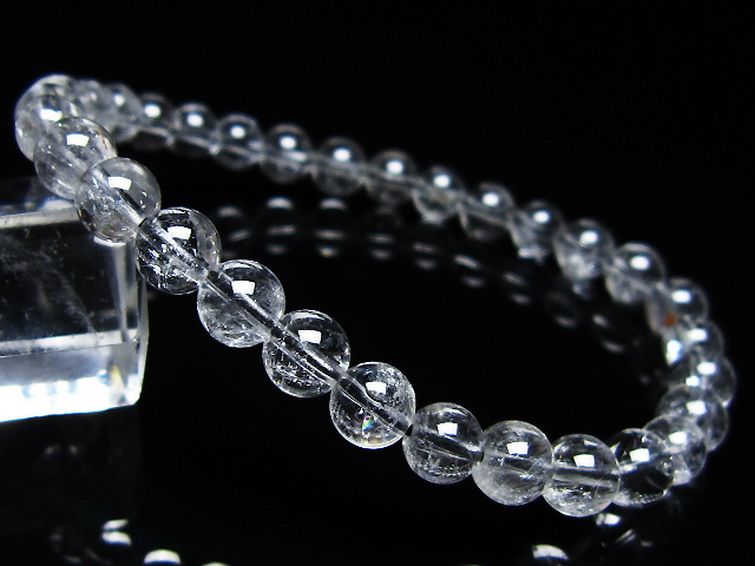 放射プラチナルチル ブレスレット 6mm [t205-4502] 1枚目