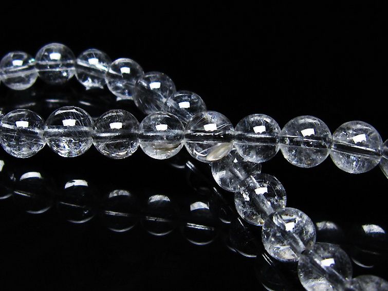 放射プラチナルチル ブレスレット 6mm [t205-4502] 2枚目