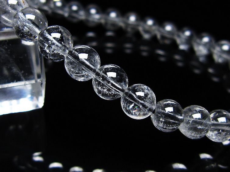 放射プラチナルチル ブレスレット 6mm [t205-4502] 3枚目