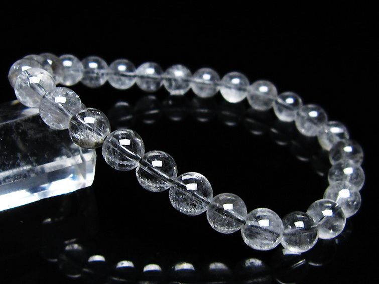 放射プラチナルチル ブレスレット 7mm [t205-4511] 1枚目