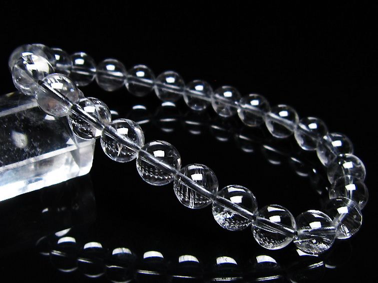 放射プラチナルチル ブレスレット 8mm [t205-4525] 1枚目