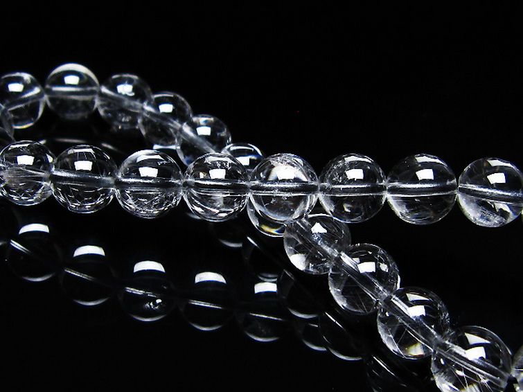 放射プラチナルチル ブレスレット 8mm [t205-4525] 2枚目