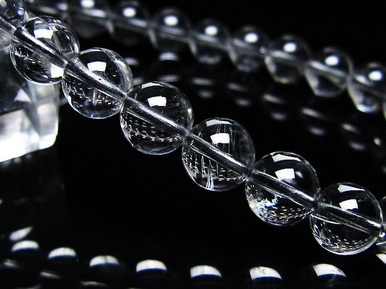 放射プラチナルチル ブレスレット 8mm [t205-4525] 3枚目