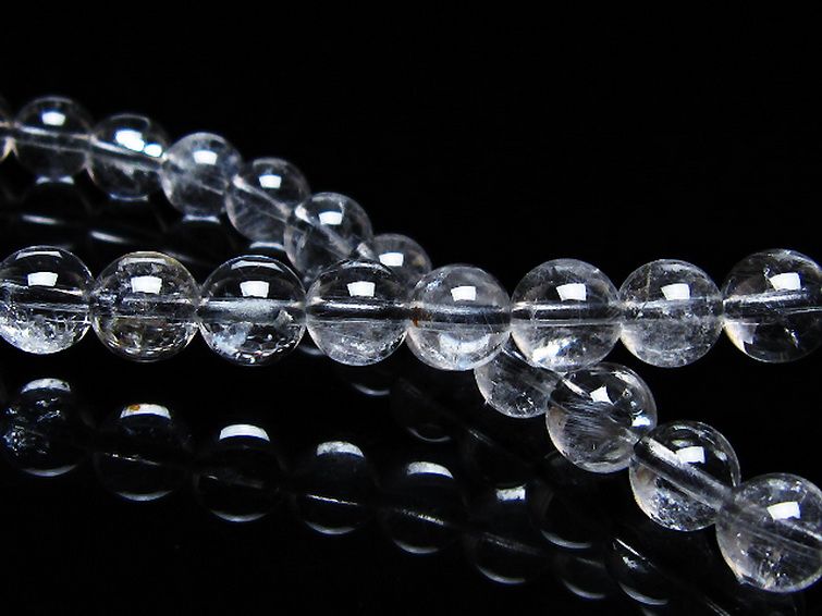 放射プラチナルチル ブレスレット 6mm [t205-4554] 2枚目