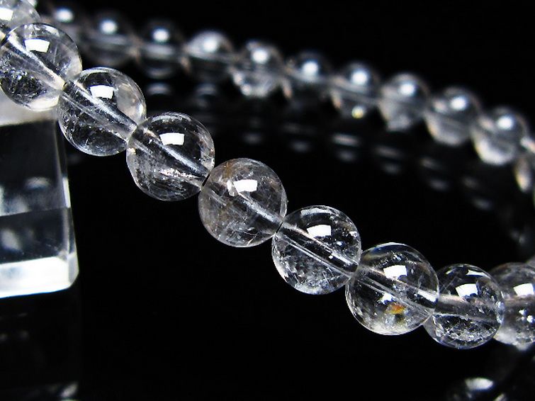 放射プラチナルチル ブレスレット 6mm [t205-4554] 3枚目