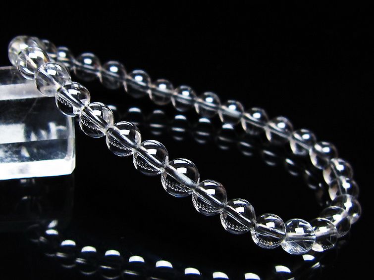 放射プラチナルチル ブレスレット 6mm [t205-4557] 1枚目