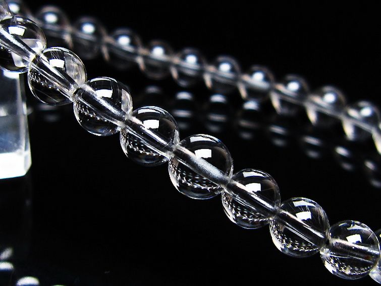 放射プラチナルチル ブレスレット 6mm [t205-4557] 3枚目