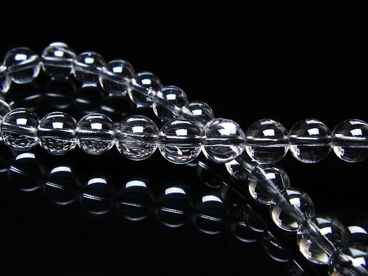 放射プラチナルチル ブレスレット 6mm [t205-4562] 2枚目