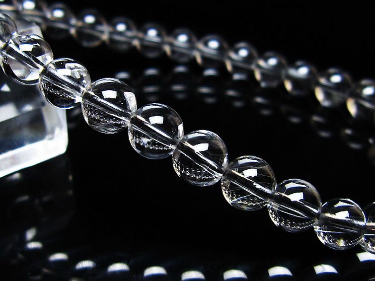 放射プラチナルチル ブレスレット 6mm [t205-4562] 3枚目