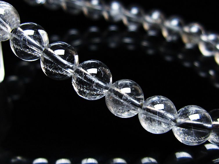 放射プラチナルチル ブレスレット 6mm [t205-4569] 3枚目