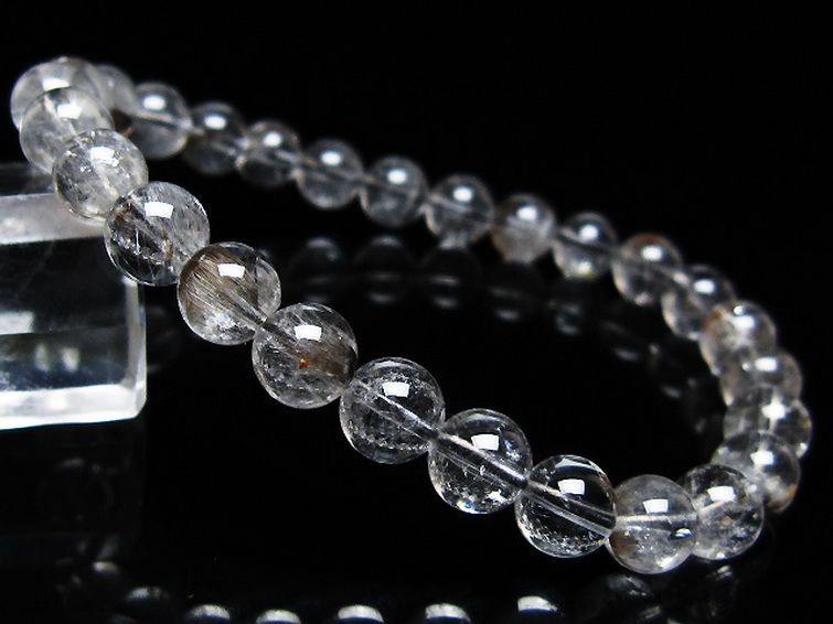放射プラチナルチル ブレスレット 7mm [t205-4577] 1枚目