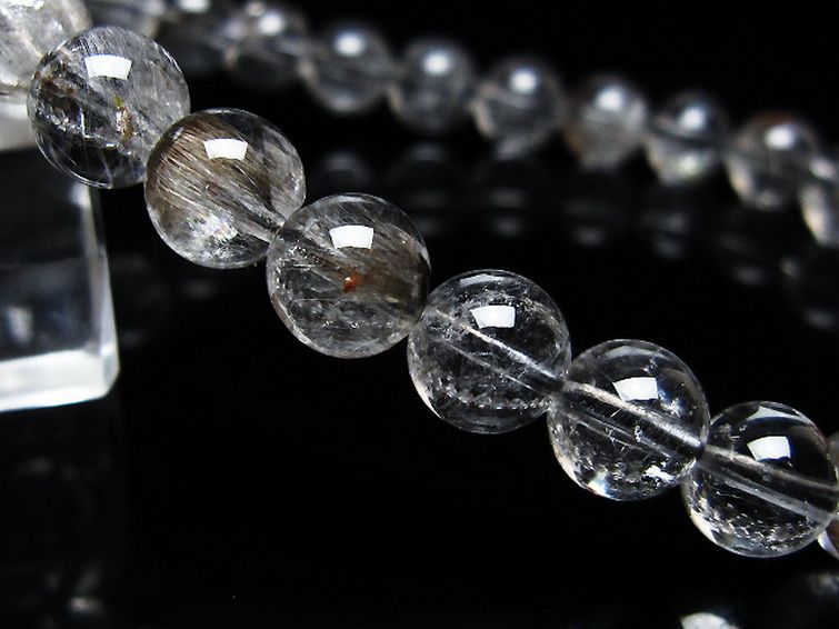 放射プラチナルチル ブレスレット 7mm [t205-4577] 3枚目