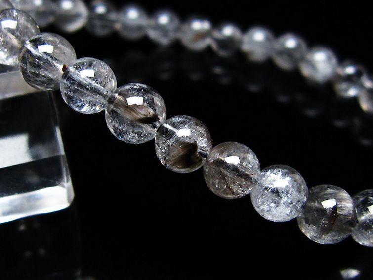 放射プラチナルチル ブレスレット 6mm [t205-4591] 3枚目