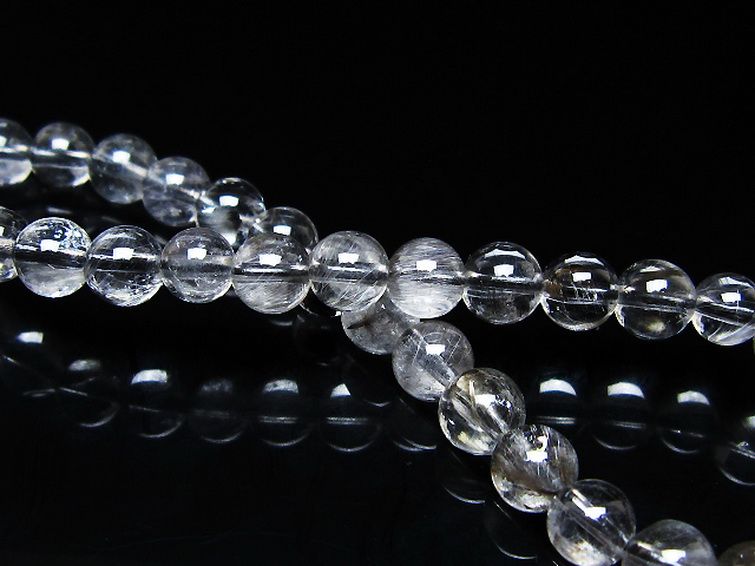 放射プラチナルチル ブレスレット 6mm [t205-4594] 2枚目