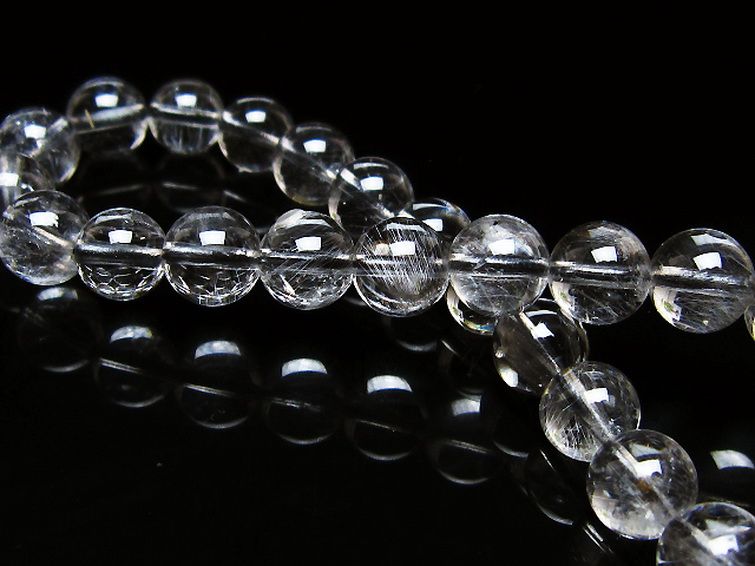 放射プラチナルチル ブレスレット 7mm [t205-4603] 2枚目