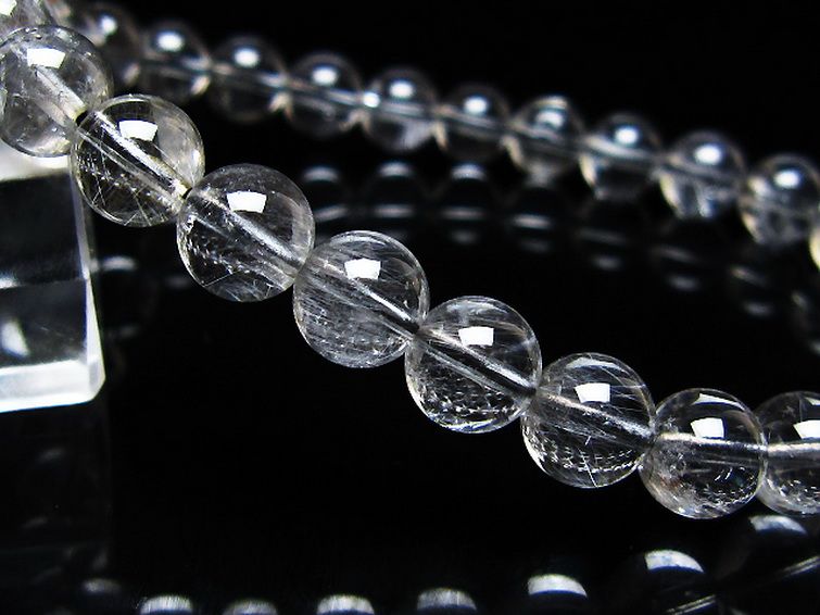 放射プラチナルチル ブレスレット 7mm [t205-4603] 3枚目