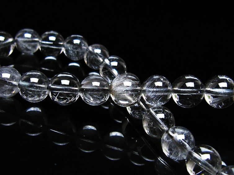 放射プラチナルチル ブレスレット 7mm [t205-4608] 2枚目