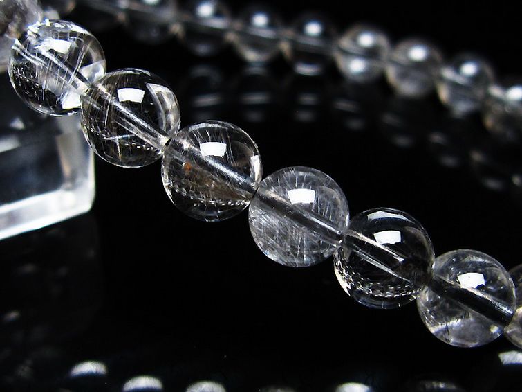 放射プラチナルチル ブレスレット 7mm [t205-4608] 3枚目