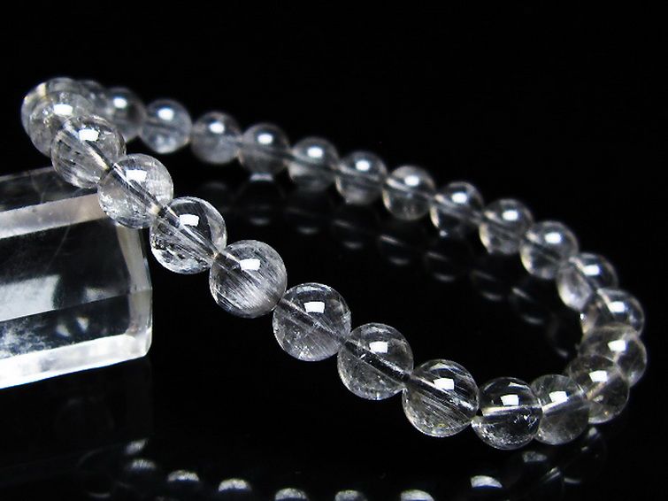 放射プラチナルチル ブレスレット 7mm [t205-4611] 1枚目