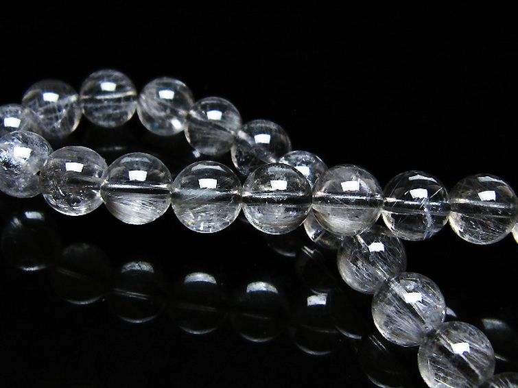 放射プラチナルチル ブレスレット 7mm [t205-4611] 2枚目