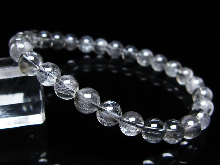 放射プラチナルチル ブレスレット 7mm [t205-4614] 1枚目