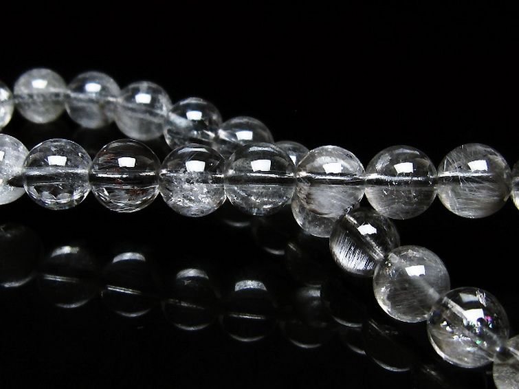 放射プラチナルチル ブレスレット 7mm [t205-4614] 2枚目