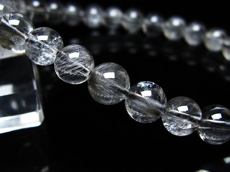 放射プラチナルチル ブレスレット 7mm [t205-4614] 3枚目