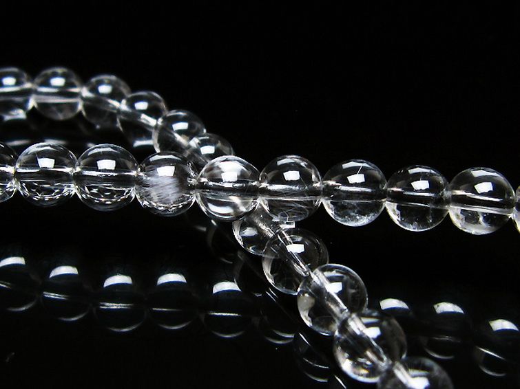 放射プラチナルチル ブレスレット 6mm [t205-4619] 2枚目