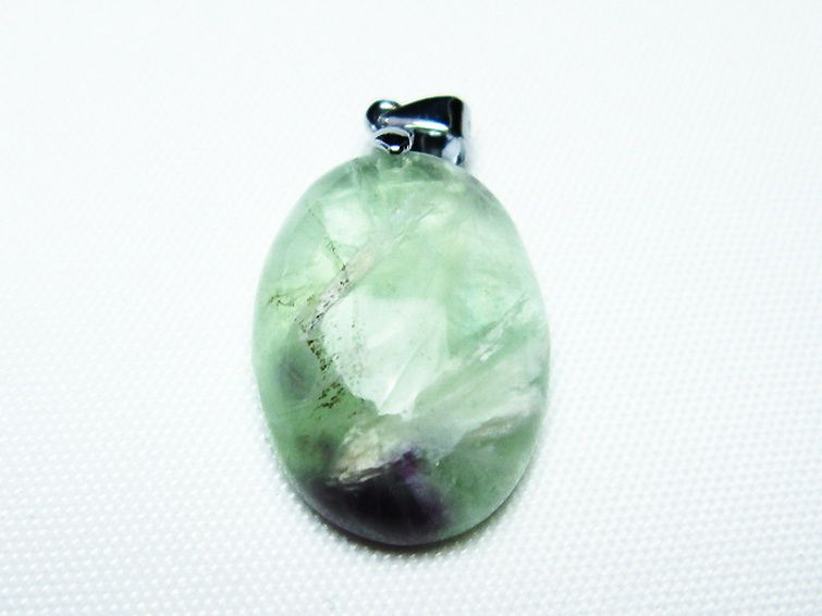 エンジェルフェザー フローライト ペンダント [t21-4323] 1枚目