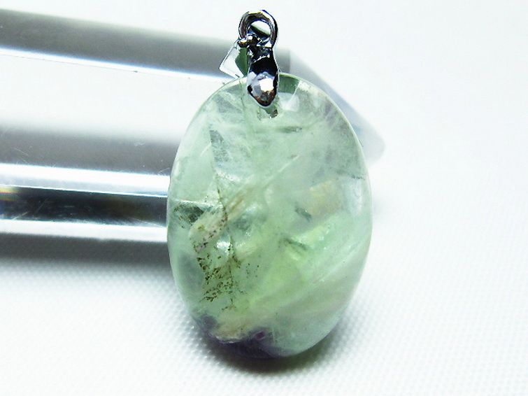 エンジェルフェザー フローライト ペンダント [t21-4323] 2枚目