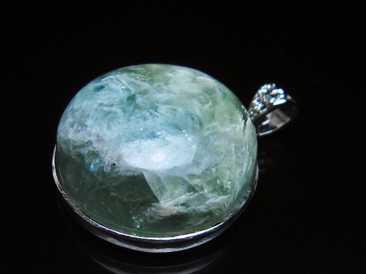 エンジェルフェザー フローライト ペンダント [t21-4560] 3枚目