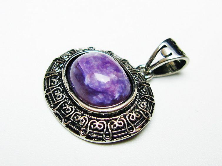 チャロアイト ペンダント [T210-2941] 3枚目