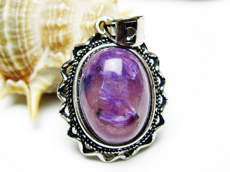 チャロアイト ペンダント [t210-2949]