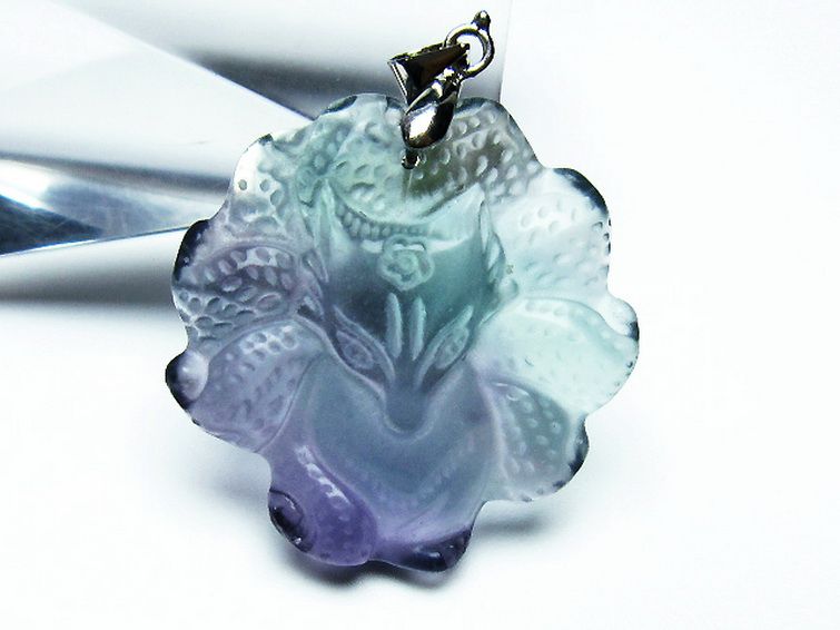 フローライト ペンダント [T211-5729] 2枚目