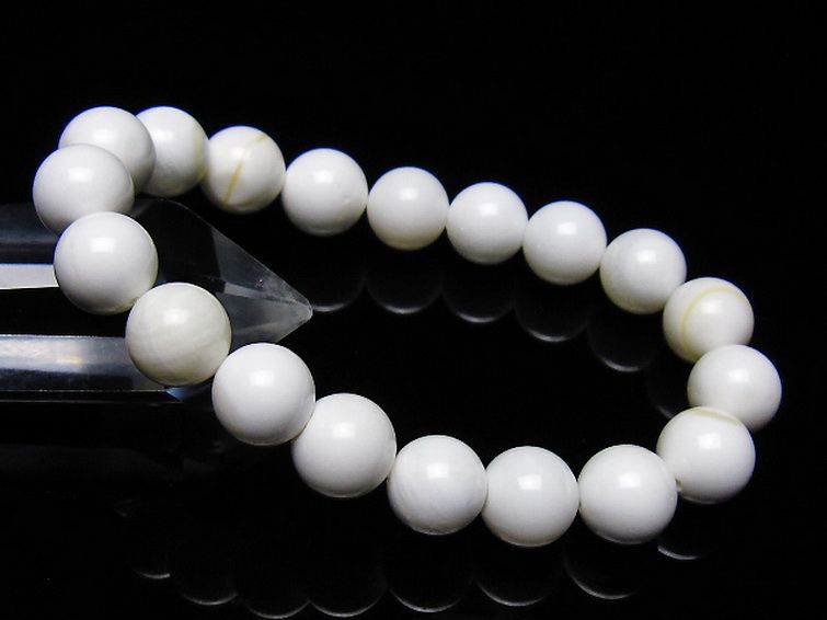 シャコガイ ブレスレット 11mm [t217-1578] 1枚目