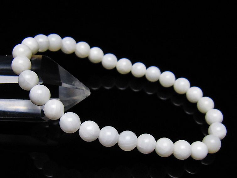 シャコガイ ブレスレット 6mm [t217-1603] 1枚目