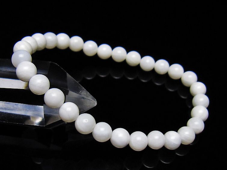 シャコガイ ブレスレット 6mm [t217-1611] 1枚目