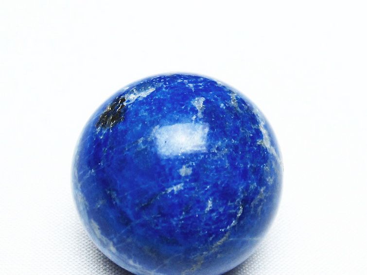 ラピスラズリ 丸玉 31mm [t218-2851] 2枚目