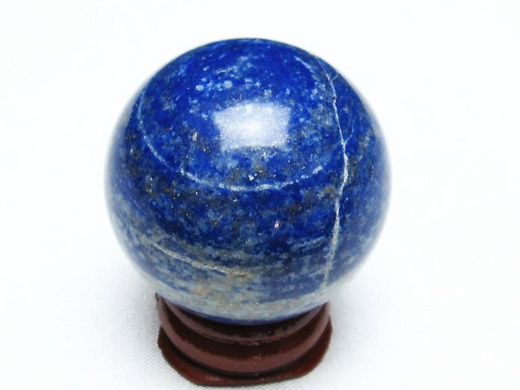 ラピスラズリ 丸玉 37mm [T218-2890] 3枚目