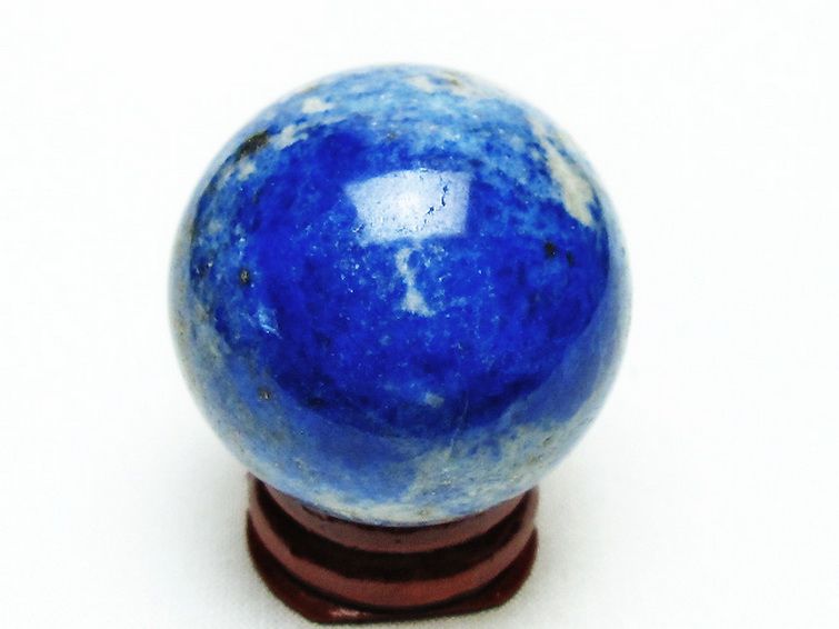 ラピスラズリ 丸玉 36mm [t218-3031] 3枚目