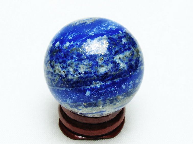 ラピスラズリ 丸玉 34mm [T218-3054] 3枚目