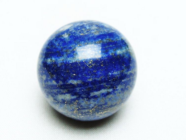 ラピスラズリ 丸玉 33mm [t218-3073] 1枚目