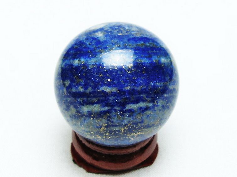 ラピスラズリ 丸玉 33mm [t218-3073] 3枚目