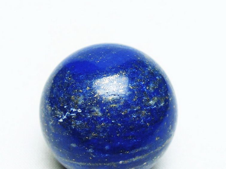 ラピスラズリ 丸玉 33mm [t218-3124] 2枚目